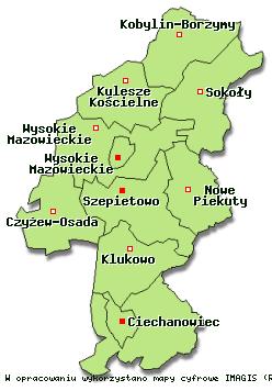 Źródło:www.gminypolskie.pl Obszar gminy zajmuje powierzchnię 123,77 km 2, co stanowi 9,6 % powiatu wysokomazowieckiego i 0,6 % województwa podlaskiego.