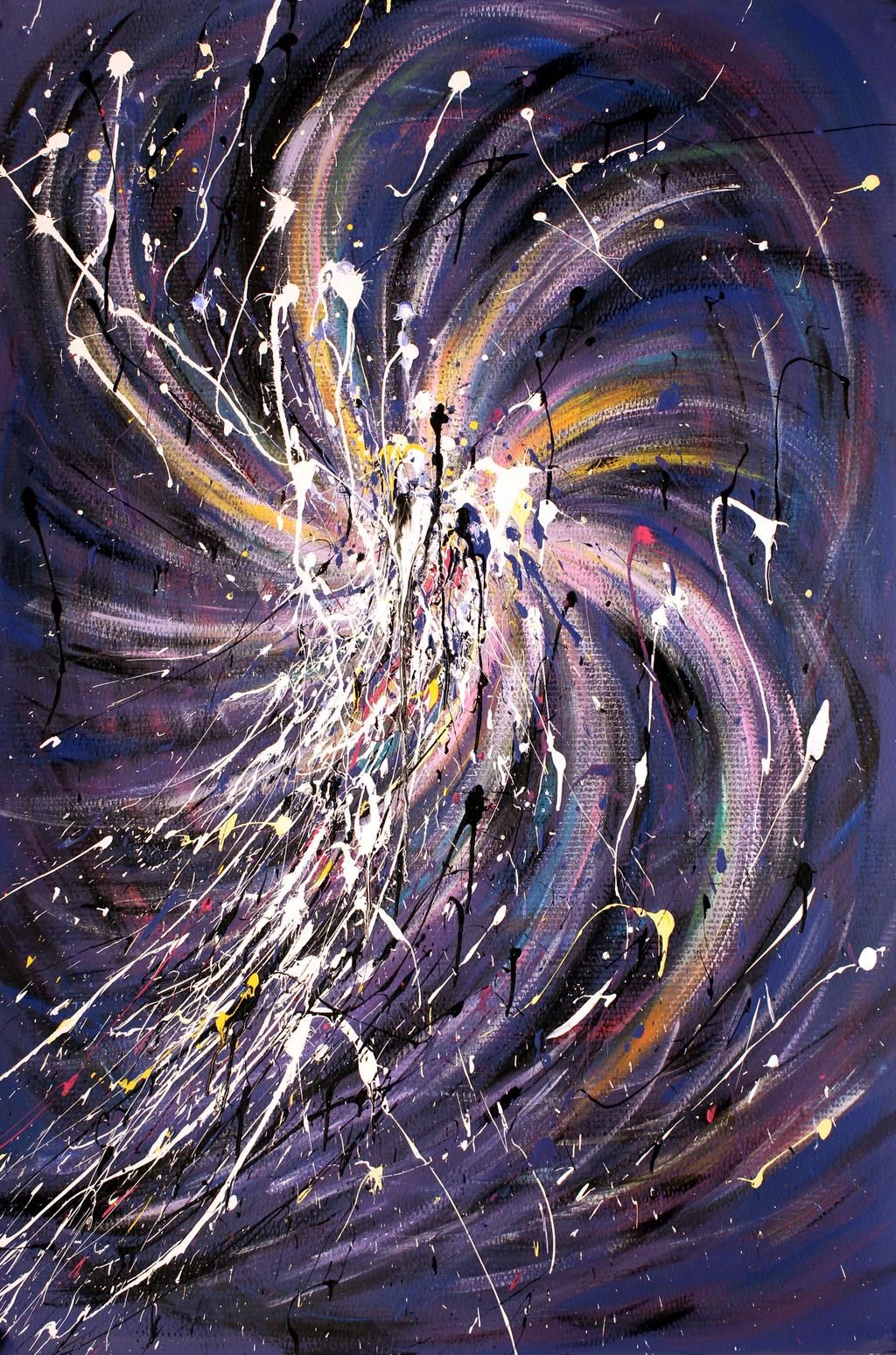 PAINTING #5 Birth Of A Star" ("Narodziny