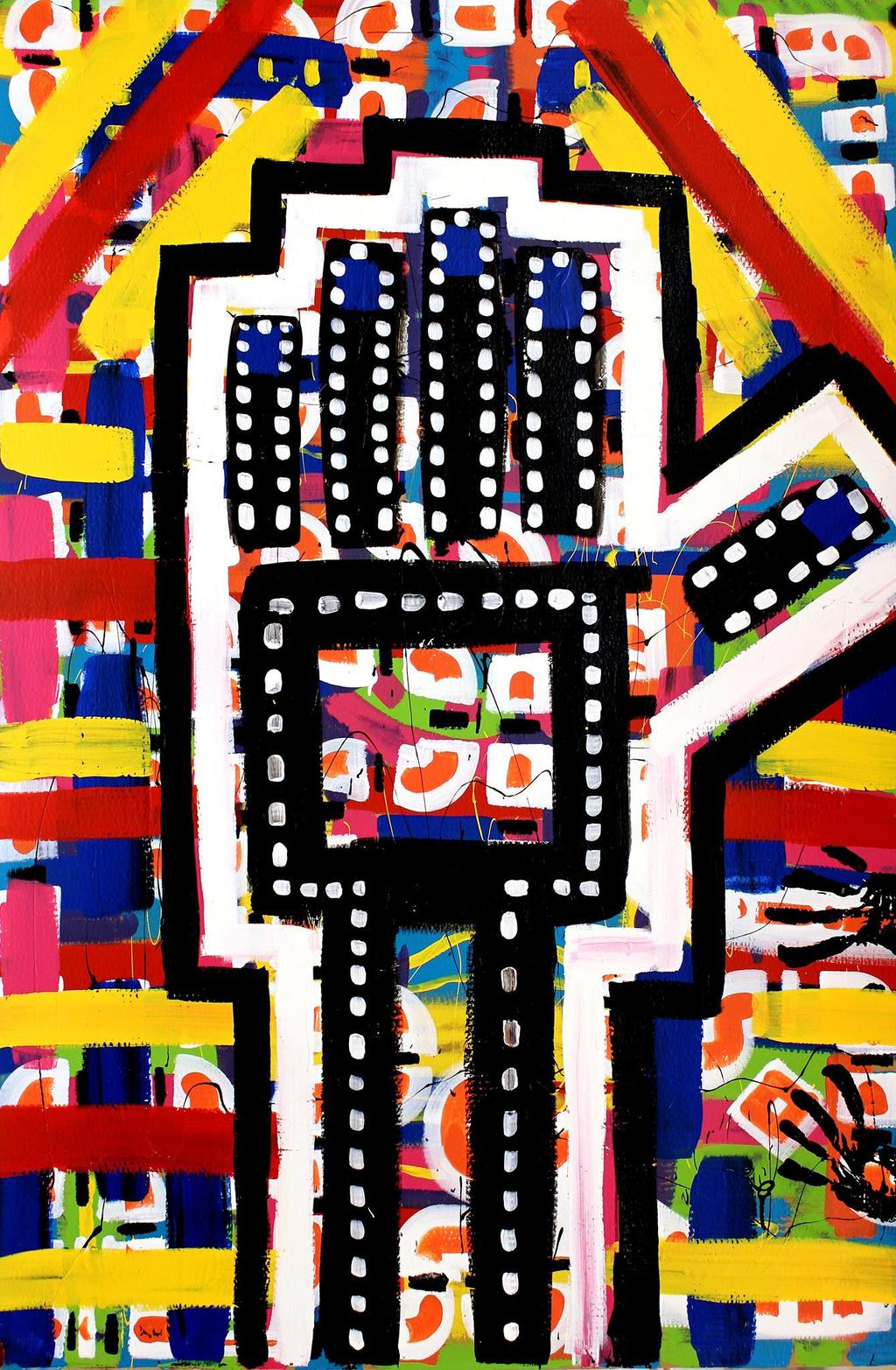 PAINTING #6 Energy Movement ("Ruch