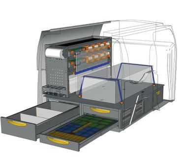 Volumen - Objętość atalla - Rozstaw osi ño - Rok 2,87 m³ 2662 mm 2013 SUELO H 250 mm ŚCINY H 250 mm EJEMPLOS DE EQUIPMIENTO - PRZYKŁDY WYPOSŻENI FURGÓN CHP - FURGONETK CN 0707 01* =717 P=365 H=700 mm