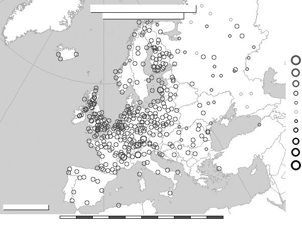 194 R. Twardosz Podstawę opracowania stanowią dobowe wartości temperatury powietrza średniej, maksymalnej i minimalnej z bazy projektu European Climate Assessment & Dataset (ECA&D) (http://eca.knmi.