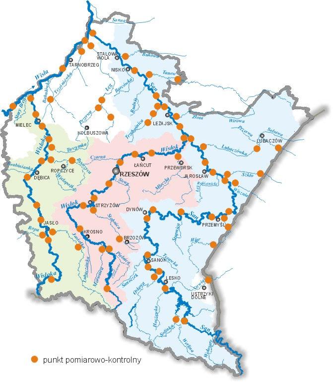 Monitoring jakości wód powierzchniowych płynących przeznaczonych do bytowania ryb 2.1.4.