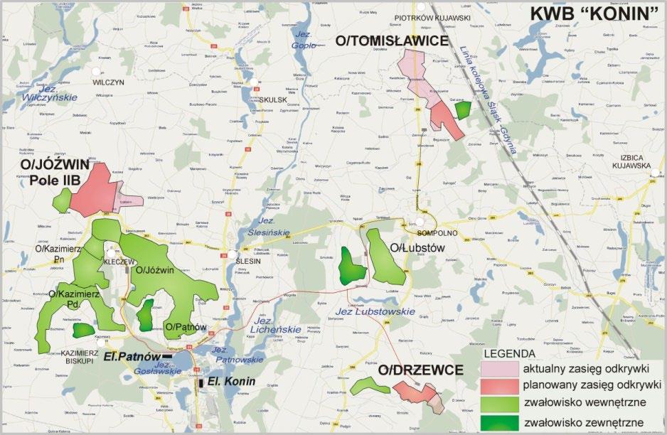 PAK Kopalnia Węgla Brunatnego Konin SA Kopalnia Węgla Brunatnego Konin rozpoczęła działalność w 1945 roku. Od tego czasu wydobycie węgla odbywało się w dziesięciu odkrywkach.