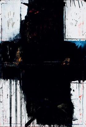 1 Z cyklu Requiem i, 2015, olej na płótnie,