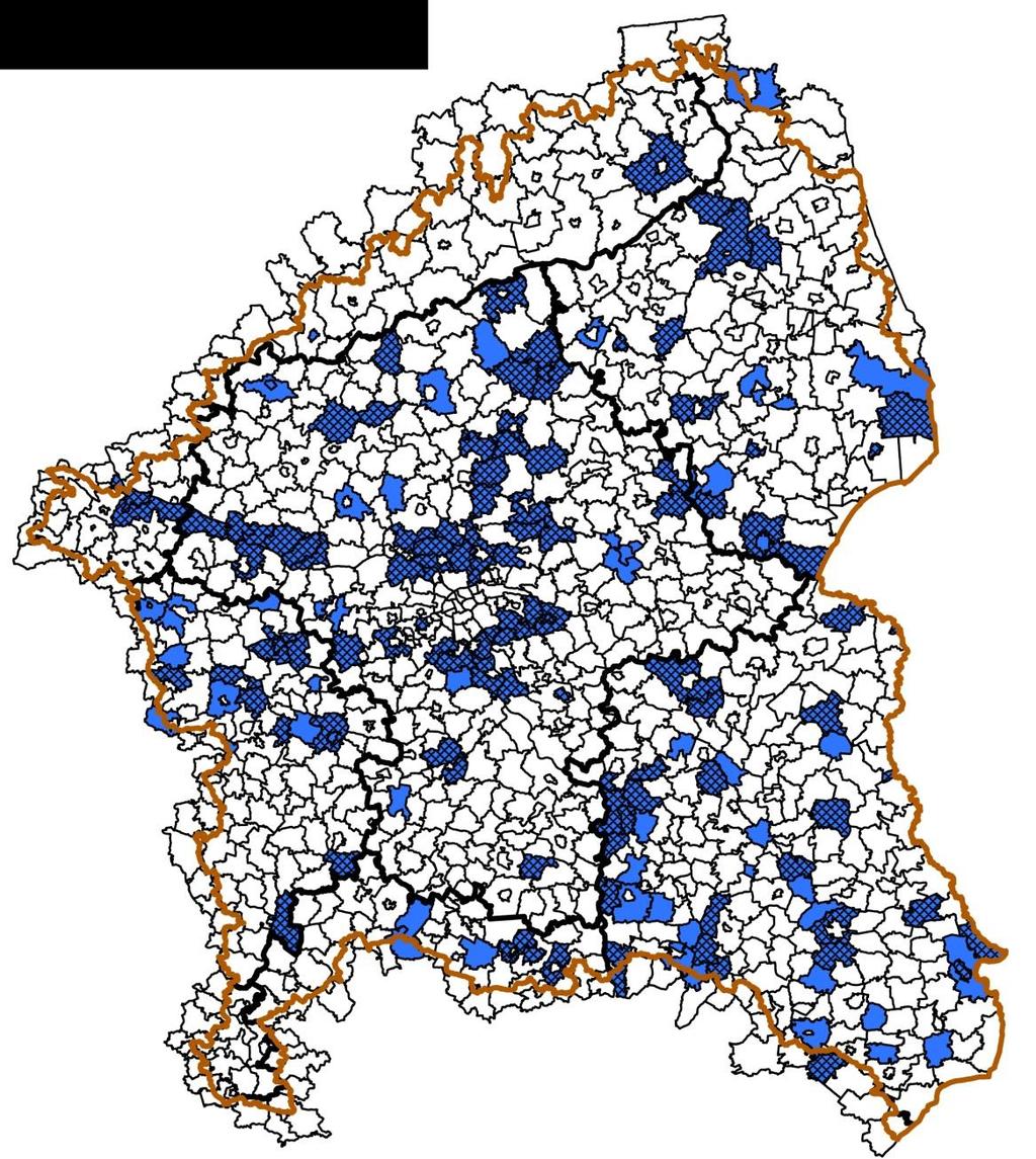 Skuteczność zakazu zabudowy Ankieta sporządzona w ramach Programu dla regionu Wisły Środkowej Na ankietę odpowiedziały 642 gminy Prawie połowa gmin (49,1% spośród 263) odpowiedziała, że w miejscowych