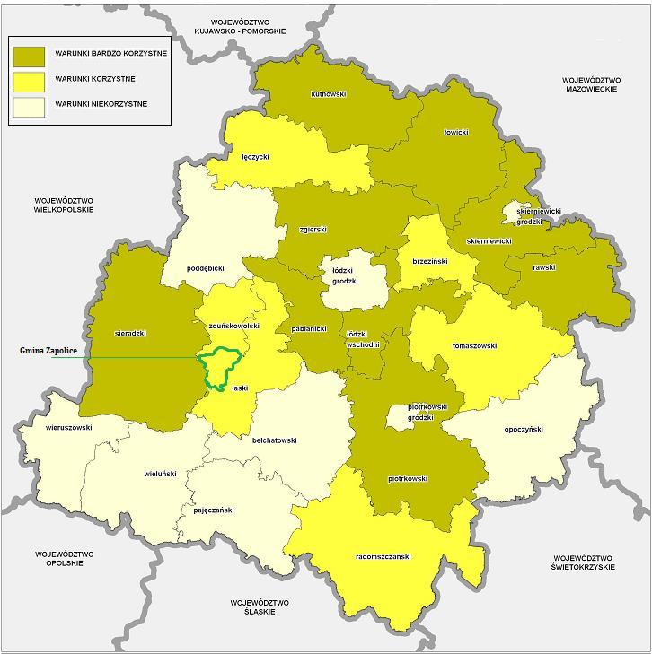 Województwo łódzkie posiada znaczne zasoby gospodarstw hodowlanych, w których można zastosować nowoczesne technologie produkcji biogazu.