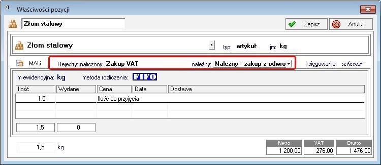 rysunkach przedstawin wystawienie faktury z pdaneg przykładu w prgramie Handel.
