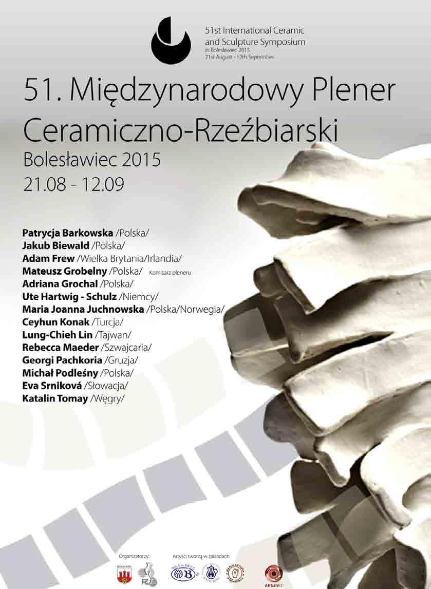 14 BolecReklama 21. Bolesławieckie Święto Ceramiki 15 M A R C I N P I T E R A t e k s t s p o s o r o w a n y 51.