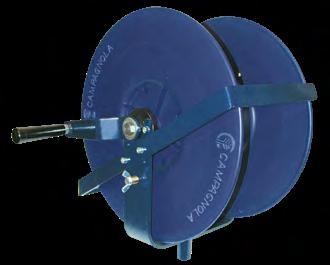 C/200 ZWIJADŁO RĘCZNE Z WĘŻEM POLIURETANOWYM Ø 6X8 I Ø 8X10 MANUAL REEL FOR Ø 6X8 AND Ø 8X10 POLYURETHANE HOSE 5,7 kg AVVO.