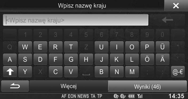 1 Dotknij przycisku [Idź do] z menu