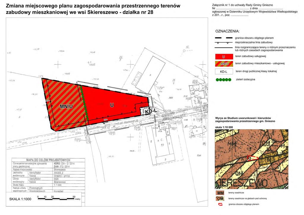 Załącznik Nr 1 do Uchwały Nr III/ /2014 Rady Gminy Gniezno z dnia 19