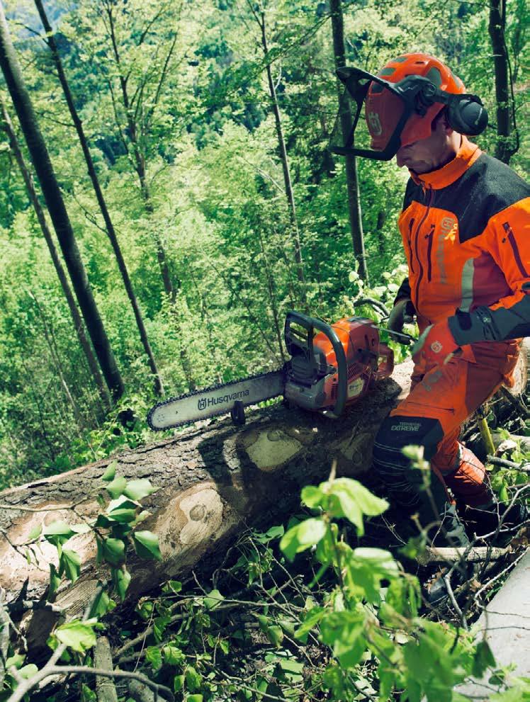 Narzędzia Husqvarna do pracy w lesie, parku i ogrodzie powstają dzięki wyjątkowej współpracy człowieka i maszyny.