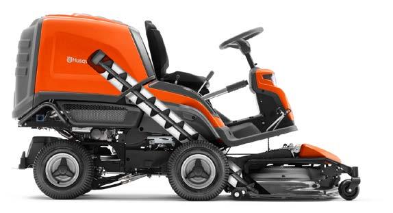 RIDERY 67 DUŻE PRZESTRZENIE LUB MAŁE OGRODY O ZŁOŻONYM KSZTAŁCIE Szerokość robocza od 85 do 122 cm daje możliwość wyboru Ridera Husqvarna odpowiadającego potrzebom użytkownika i jego ogrodu zarówno