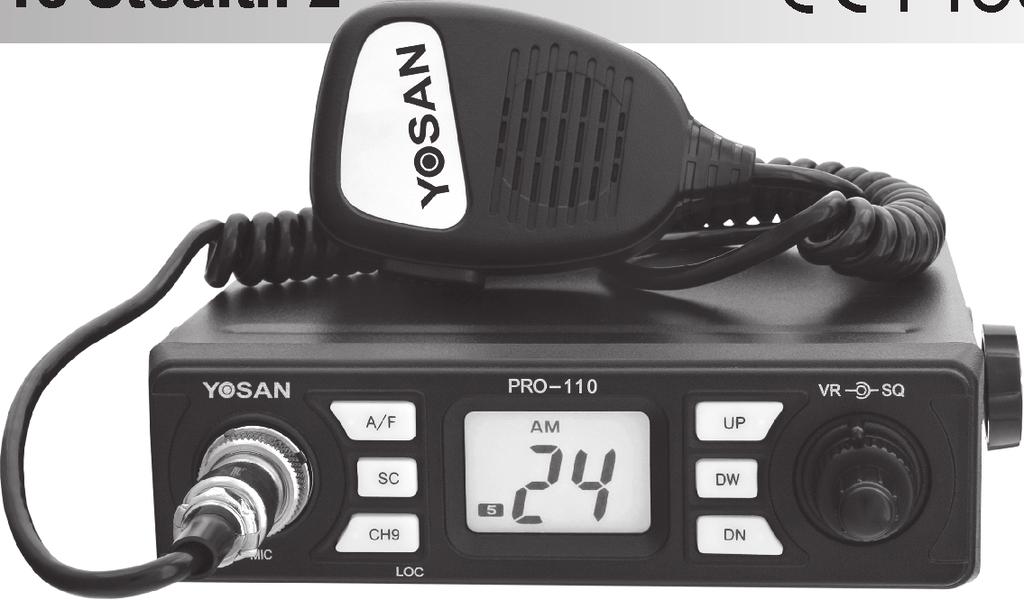 CB RADIO INSTRUKCJA OBS UGI PRO-110 Stealth 2 1466 MIDDLE PRODUKT