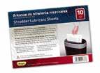 Diody LED wskazują stan pracy urządzenia (gotowa do pracy, przegrzanie, przeciążenie). Automatyczny start/stop.  shredstar S0 220 mm Paski 6 mm P-2 2 ark.