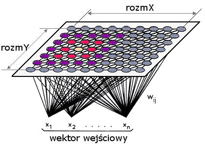 5. Grupowanie i klasyfikacja danych z zastosowaniem sztucznych sieci neuronowych Surowy wynik CWT (na przykład na rys. 4.3.