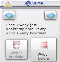 Przy wyborze tego kryterium selekcji, kolejnym krokiem po wybraniu opcji Wybór produktu i