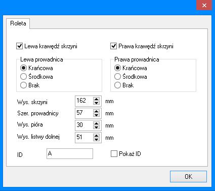 OKNA2000 instrukcja użytkownika 20 5. Następnie wybieramy ikonę przewiązki i przeciągamy ją od punktu B do G.