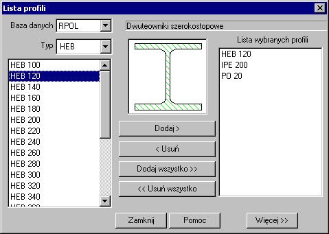 strona: 16 AutoCAD Structural Detailing - Stal - Przykłady 7. Zamknij Zakończenie definicji profilu, zamknięcie okna dialogowego Lista profili. 1.3.1. Definicja słupa WYKONYWANA OPERACJA 1.