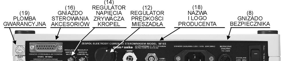 nowy. Przed wymianą bezpiecznika należy odłączyć aparat od sieci zasilającej, przez wyjęcie z gniazdka sieciowego wtyku kabla zasilającego.