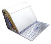 kotwiącą Długość [m] Szerokość [m] 10 1 Polystyrene EPS-T insulation with aluminium sheet and grid grubość 30 mm, maksymalne obciążenie 3,5 kn/m 2, powierzchnia 1 rolki