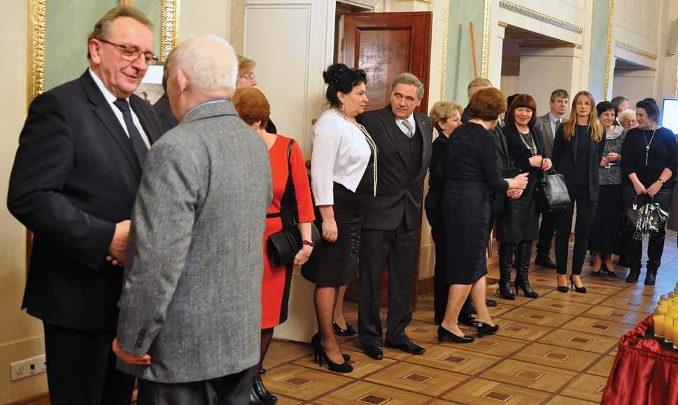 SPOTKANIE NOWOROCZNE Powitanie gości przez Przewodniczącego SAUAM Wojciecha