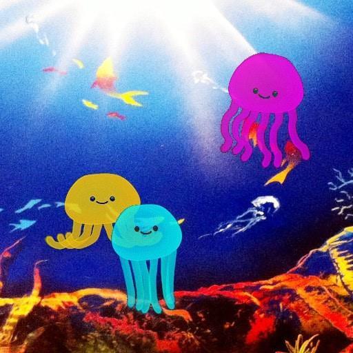 Uciekające meduzy Meduzy próbują wypłynąć niepostrzeżenie z głębin na