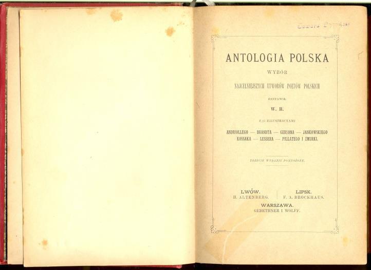 Na stronie tytułowej elementy tytulatury (a więc: tytuł i podtytuł ksią ki, informacje o autorze i o ilustratorach, miejsce wydania i wydawca,
