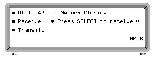 PRACA LOKALNA Klonowanie pamięci Możesz przenieść zapisane ustawienia z jednego generatora sygnałowego na drugi wykorzystując interfejs GPIB lub RS-232.