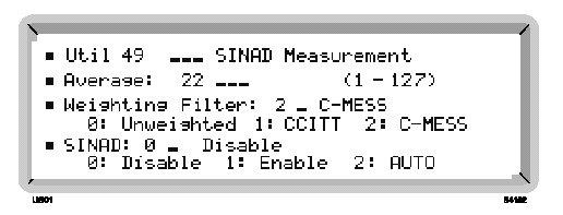 SINAD ręczy Rys. 4-37 Menu SINAD measurement (4) Wybierz liczbę próbek, jaka ma być uśredniania poprzez podświetlenie Average i wprowadzenie z klawiatury liczby w zakresie 1 do 127.