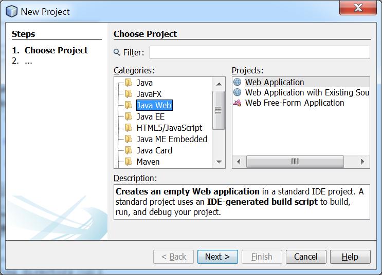 File/New Project/Java