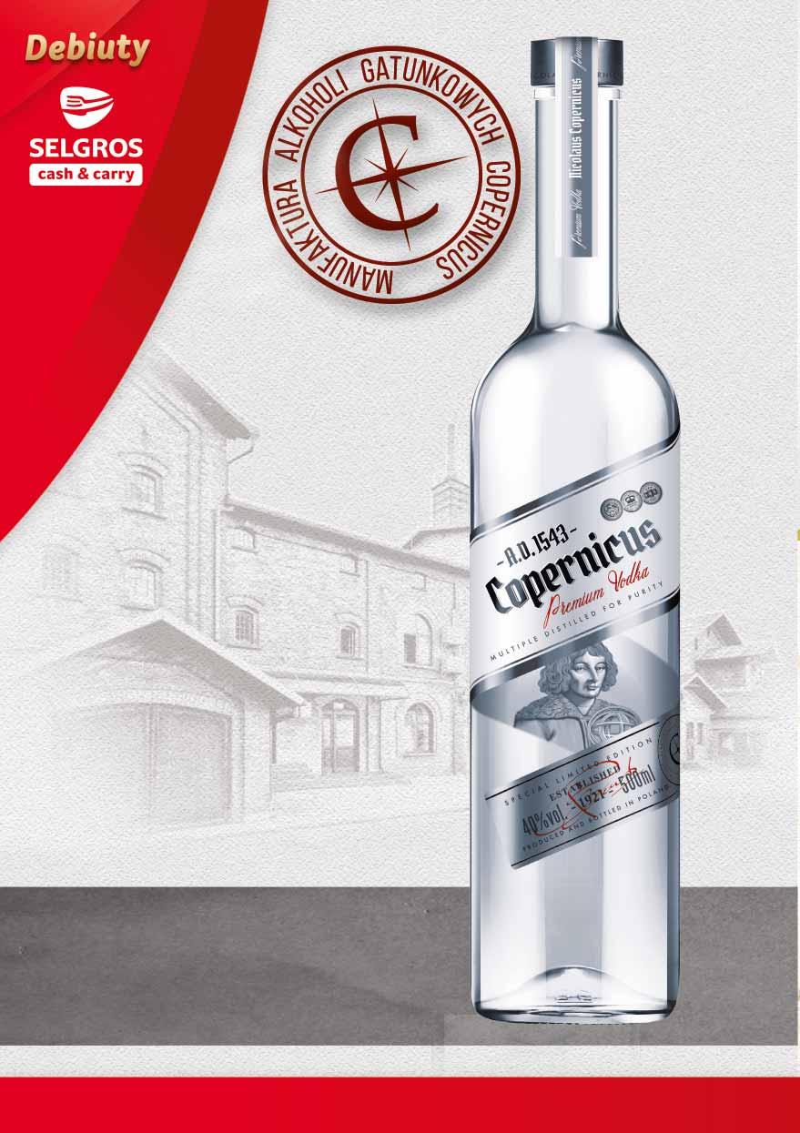 WÓDKA COPERNICUS 40% 500 ML sprzedaż po 40238214 17