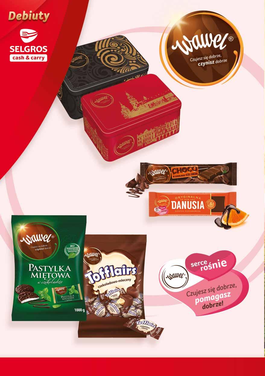 14 99 z VAT 18.44 PUSZKA Z CZEKOLADKAMI DLA CIEBIE 235 G sprzedaż po 28725505 BATON CHOCO 48 G sprzedaż po lub po 30 szt. 69251361 1 09 z VAT 1.