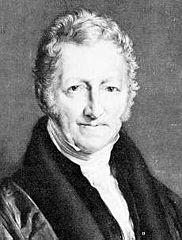 Hipoteza Malthusa Wielebny Thomas Malthus (zdjęcie z Wikipedii) Z drugiej strony, prawo malejącej produktywności krańcowej wskazuje, że jeśli przybywać będzie ludzi, a ilość ziemi zostanie taka sama,