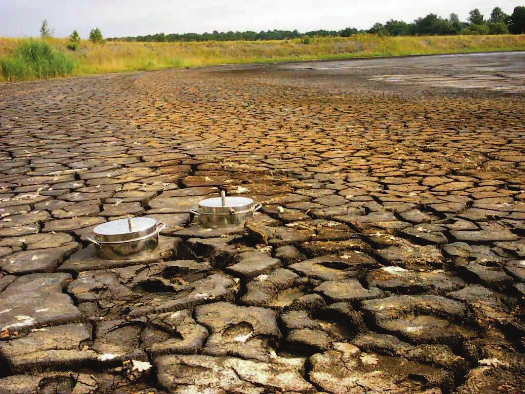 Mining and Environment niewielkim obszarze i blisko brzegu był możliwy pomiar ekshalacji radonu. Maksymalna wartość współczynnika ekshalacji zmierzonego w osadniku to ponad 200 mbq m -2 s -1.