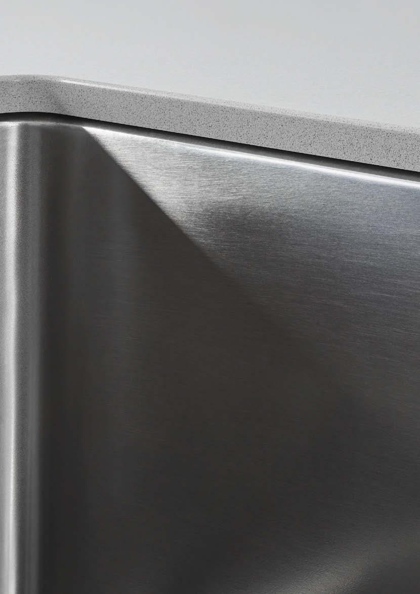 ZLEWOZMYWAKI GROHE DOŻYWOTNIA JAKOŚĆ Reputacja GROHE jako marki, która dba o najwyższą jakość swoich produktów, dotyczy również zlewozmywaków.