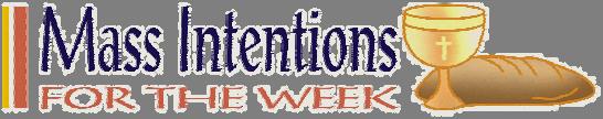 Zukowska; 12:30 PM - Antoni Zalewski; Eugeniusz Osuch; 5:00 PM - For parishioners; 6:30 PM - Za parafian; PARISH STAFF REV. STANISŁAW JANKOWSKI, C.R., PASTOR REV.