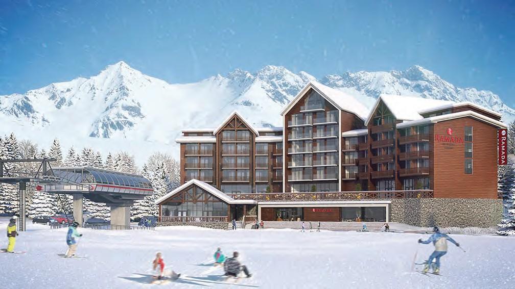 Światowa sieć hoteli prowadząca 850 hoteli w 67 krajach Ośrodek narciarski - Goderdzi