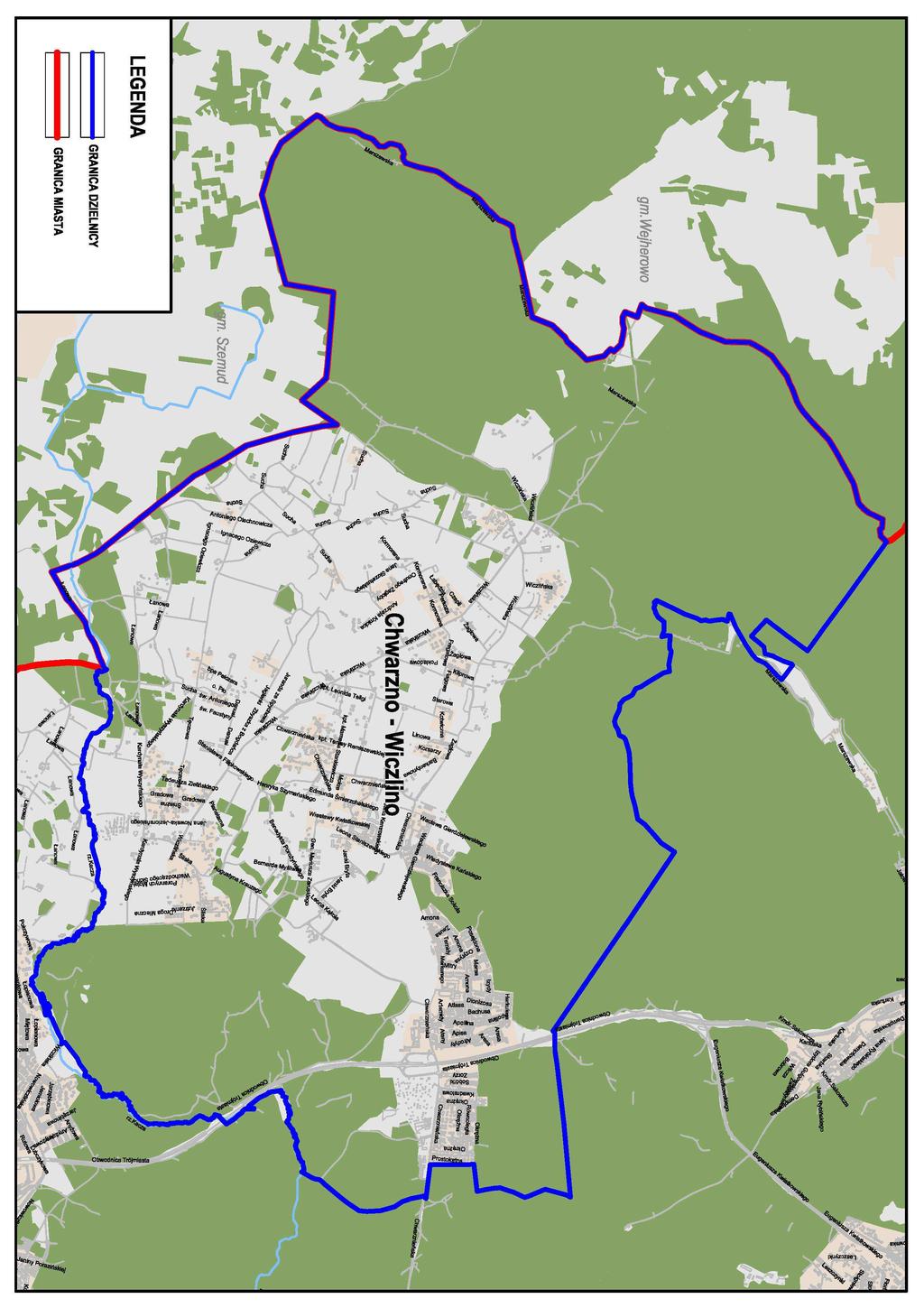 załącznik nr 1 do Statutu Dzielnicy 1 1 Zmieniony przez 1 pkt 1 uchwały nr XLV/928/14 Rady Miasta Gdyni z dnia 27 sierpnia 2014 r.