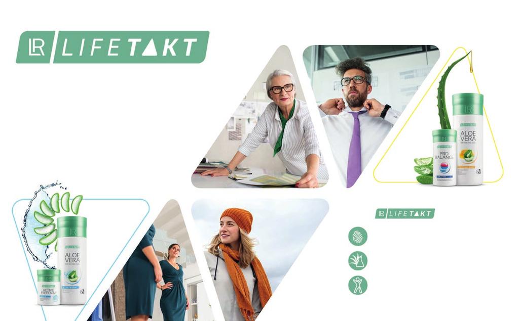 8 LR LIFETAKT 9 TWOJE ŻYCIE. TWÓJ RYTM. TWOJE DOBRE SAMOPOCZUCIE. Czy istnieje recepta na szczęście? Mówi się, że to właśnie zdrowie jest szczęściem.