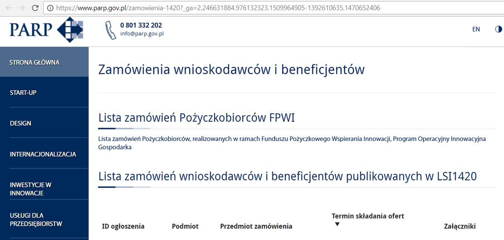 https://www.parp.gov.pl/zamowienia- 1420?_ga=2.