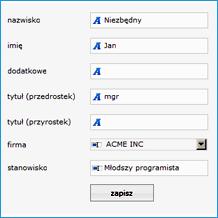 Baza danych klientów - Gromadzenie informacji o rozmówcach. - Wywoływanie połączeń bezpośrednio z listy kontaktowej.
