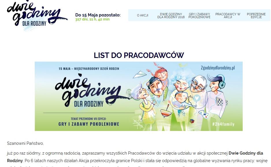 List do pracodawców i pracowników Co roku przygotowujemy komunikację z firmami piszemy do pracodawców oraz