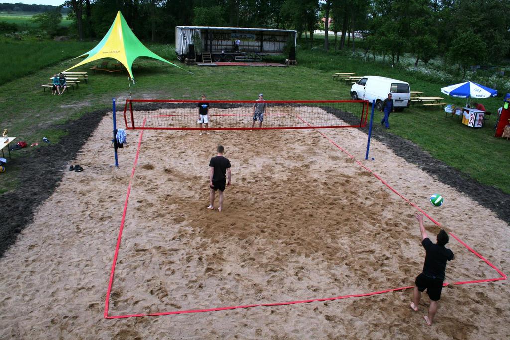 Budowa boiska do piłki plażowej w ramach