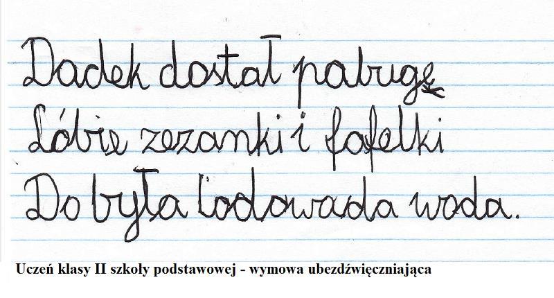 Rokowania- dobre rokowania w zakresie wymowy-stosunkowo łatwo podlega korekcji, natomiast, jeśli współwystępuje z dysleksją, znacznie trudniej w zakresie przezwyciężenia trudności w nauce pisania i