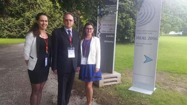 4. KONFERENCJA HEAL 2016 (dr Piotr Dąbrowski, mgr Grażyna Greczka, mgr Monika Zych) W dniach 02-04.06.