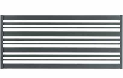 S9 STRIPE SERIA STEEL Pasiaste falowanie Poziome metalowe deski