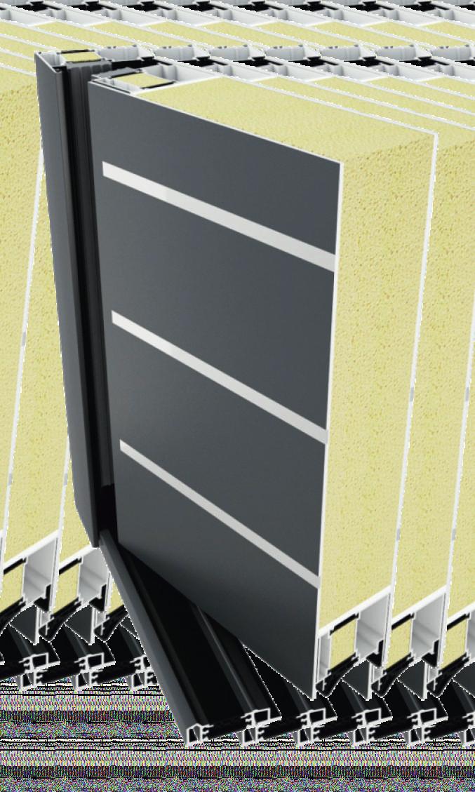 OPIS TECHNICZNY Drzwi zewnętrzne Gerda ALTUS to drzwi jednoskrzydłowe, wykonane z trzykomorowego systemu aluminiowego o wysokiej izolacyjności termicznej, o głębokości konstrukcyjnej 78 [mm].