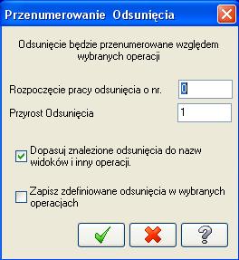 Kiedy powrócisz do Menadżera Operacji potem akceptujesz robocze zmiany, i regeneruj wszystkie wskazane operacje.