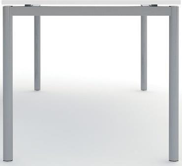 SS stół do jadalni 60x80 Blat stołu prostokątny wykonany z płyty wiórowej trójwarstwowej dwustronnie melaminowanej w klasie higieniczności E o grubości 8 mm.